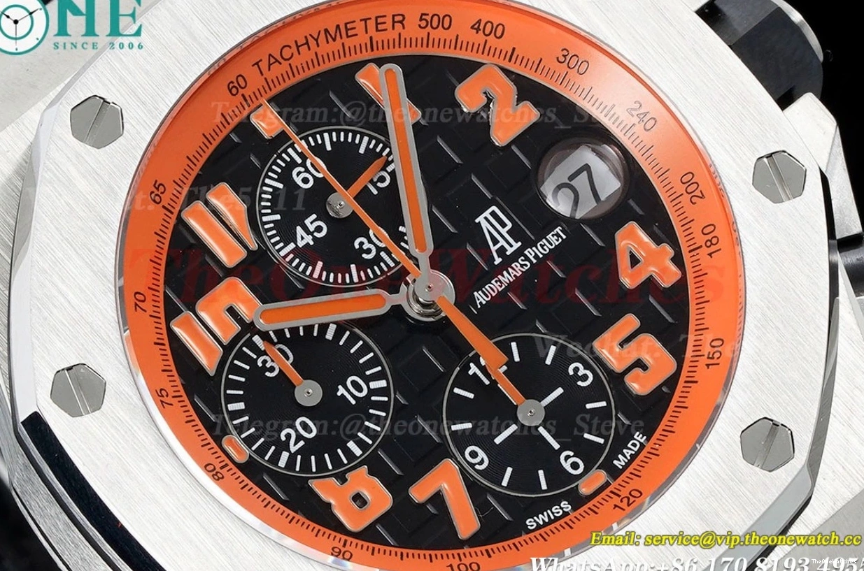 SS Black Org LE 42mm A7750 APF Offshore Oak Royal 0313